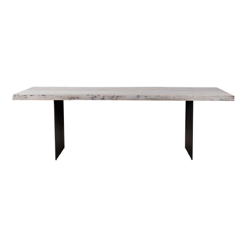 Evans - Solid Acacia Dining Table - White