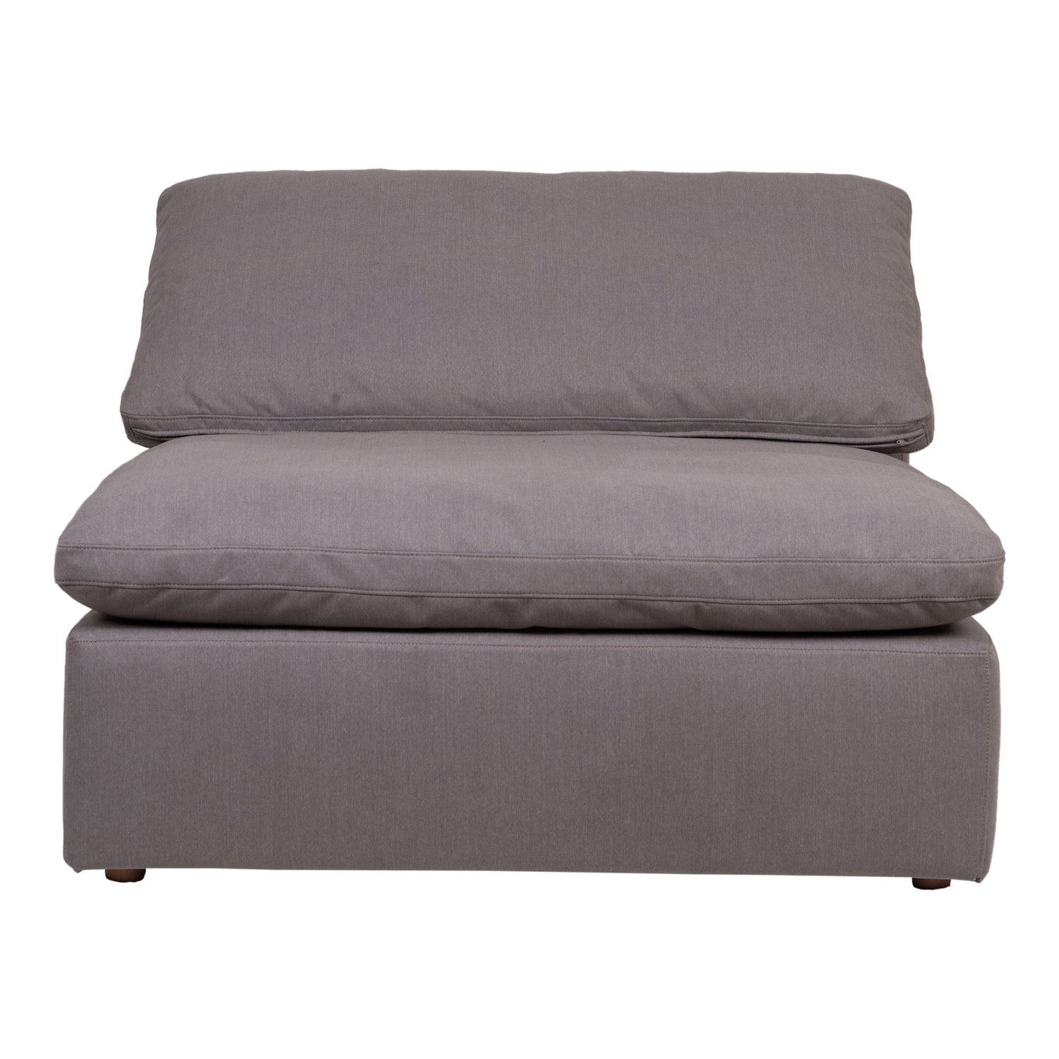 Clay - Livesmart Fabric Slipper Chair - Light Gray