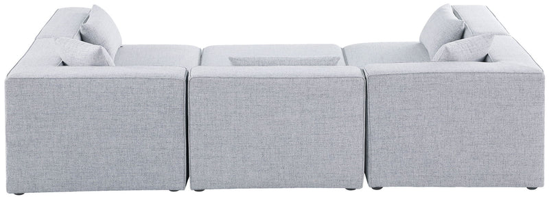 Cube - Linen 6 Piece Modular Sectional