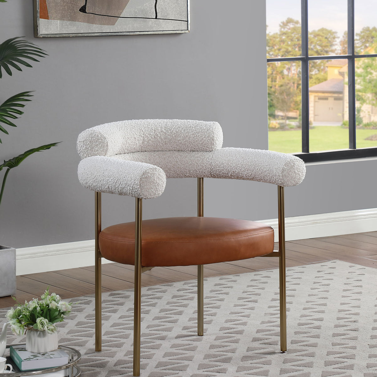 Blake - Dining Chair With Bronze Legs (Set of 2)