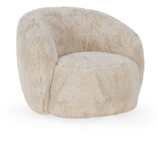 Adley - Plush Swivel Accent Chair - Sand