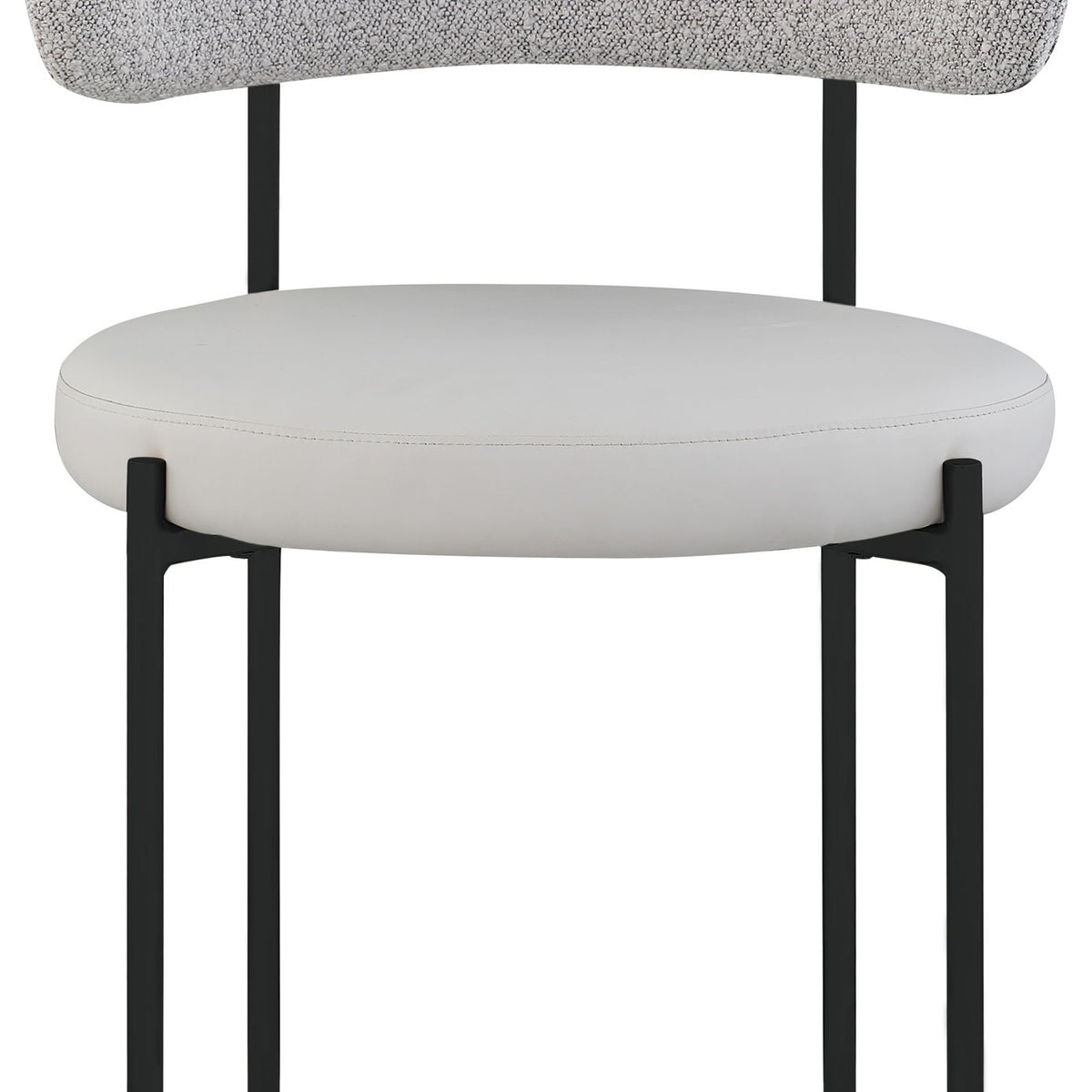 Beacon - Faux Leather Dining Chair With Black Legs (Set of 2)