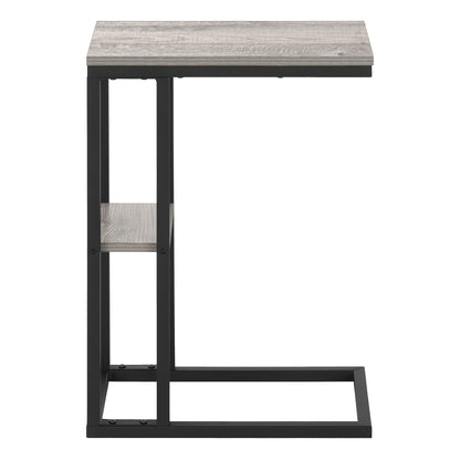 Accent Table, C - Shaped, Marble Look Contemporary & Modern Convenient Design