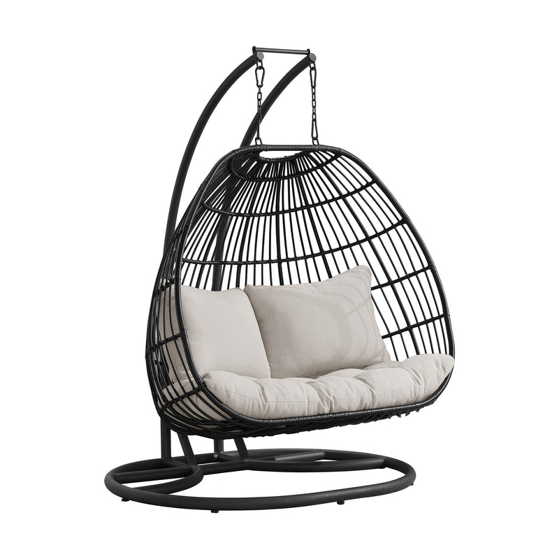 Playa - Double Swing Chair Complete - Dark Gray