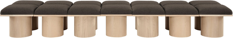 Pavilion - 14 Piece Modular Bench With Natural Base