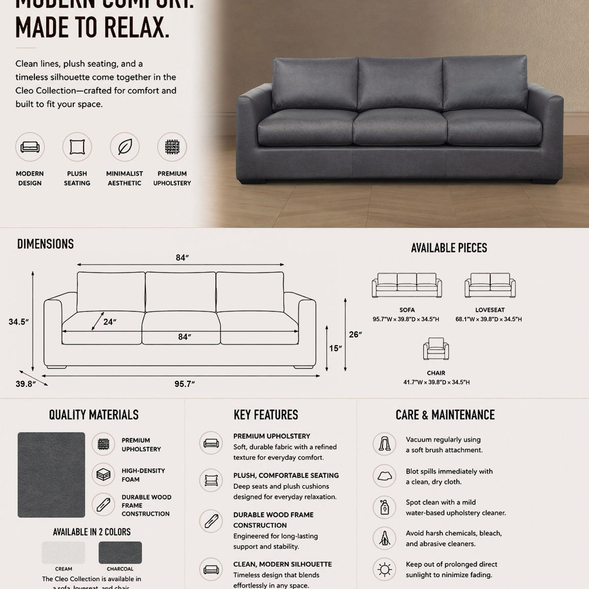 Manhattan Cleo - Sofa