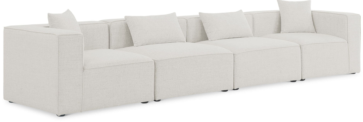 Cube - Linen Modular 4 Seat Sofa