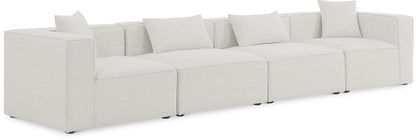 Cube - Linen Modular 4 Seat Sofa