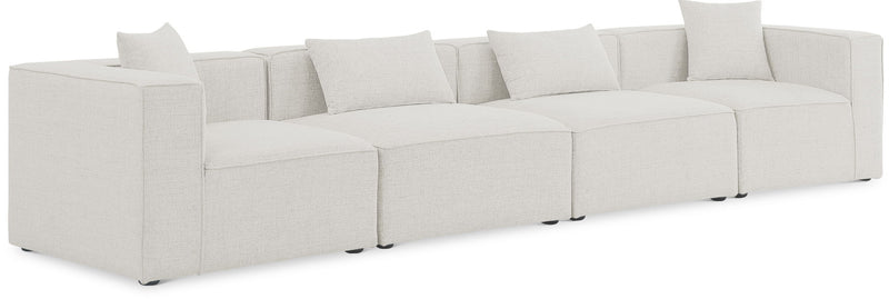 Cube - Linen Modular 4 Seat Sofa