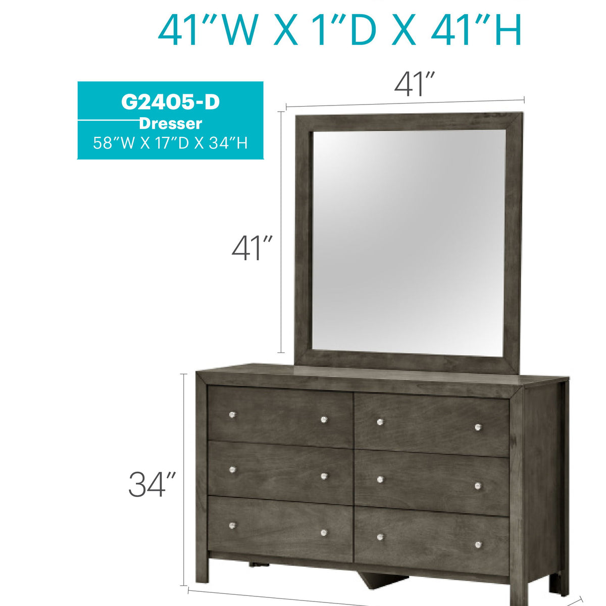 Elegant Transitional Dresser