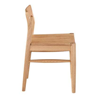 Owing - Dining Chair Chair (Set of 2) - Natural Oak