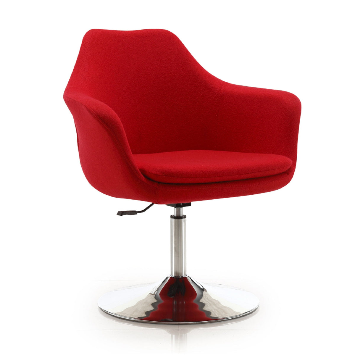 Kinsey - Swivel Lounge Chair - Red