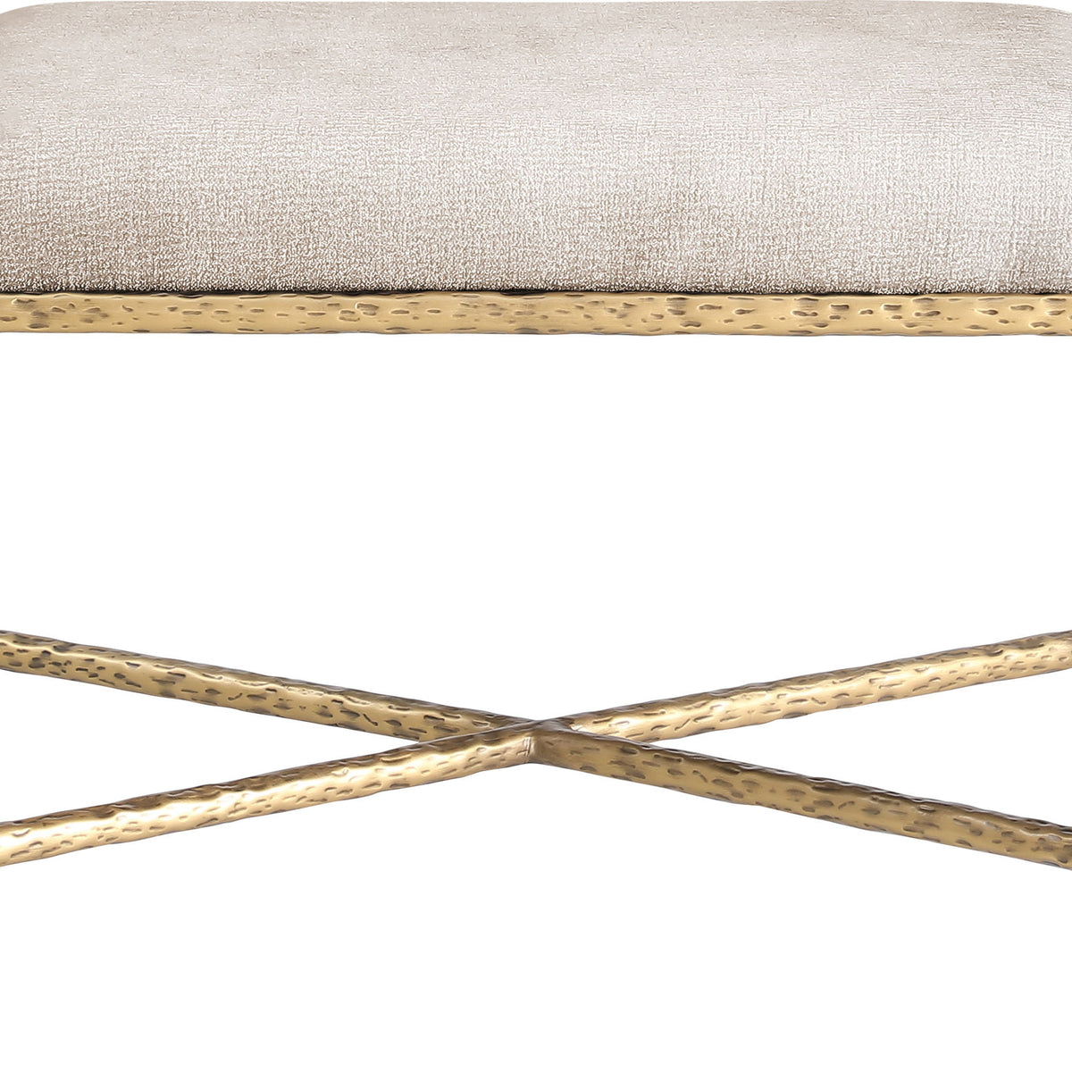 Valley - Bench With Gold Frame