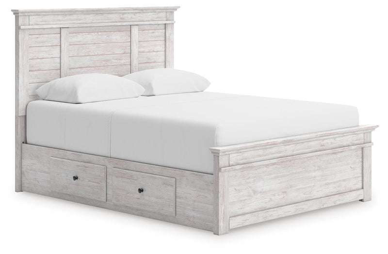 Makidern - Panel Storage Bed