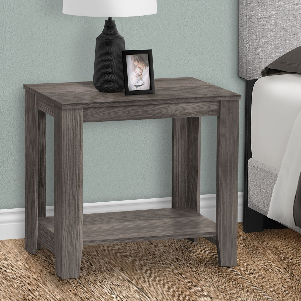 Accent Table, Side Transitional, Elegant Design