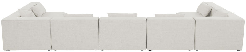 Cube - Linen 7 Piece Modular U-Shaped Sectional