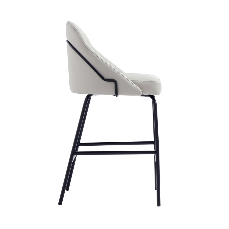 Manhattan Gracie - Counter Stool With Black Base