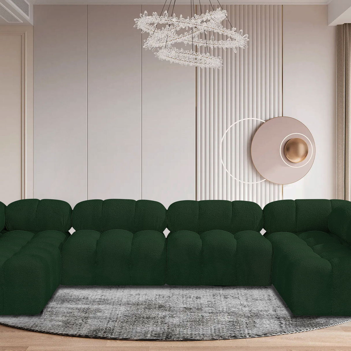 Ames - 6 Piece Fabric Modular Sectional