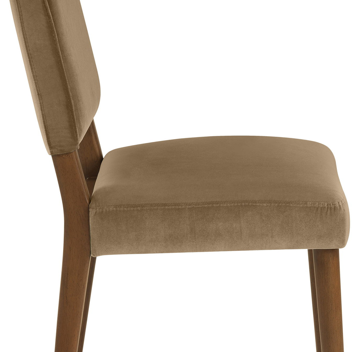 Varinelle - Velvet Dining Chair (Set of 2) - Walnut Frame