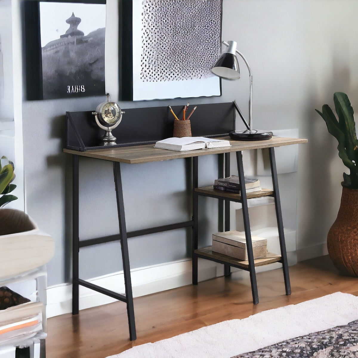 Garima - Writing Desk - Oak