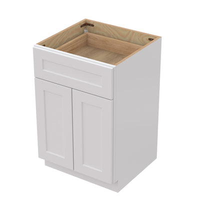 Shaker Base Cabinet With Soft-Close Drawer & Double Doors, Adjustable Shelf