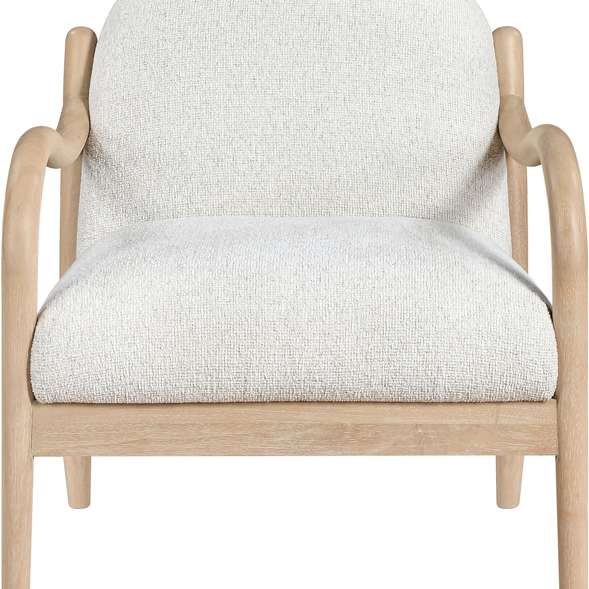 Helmsley - Performance Fabric Upholstered Accent Chair - Cream / Natural