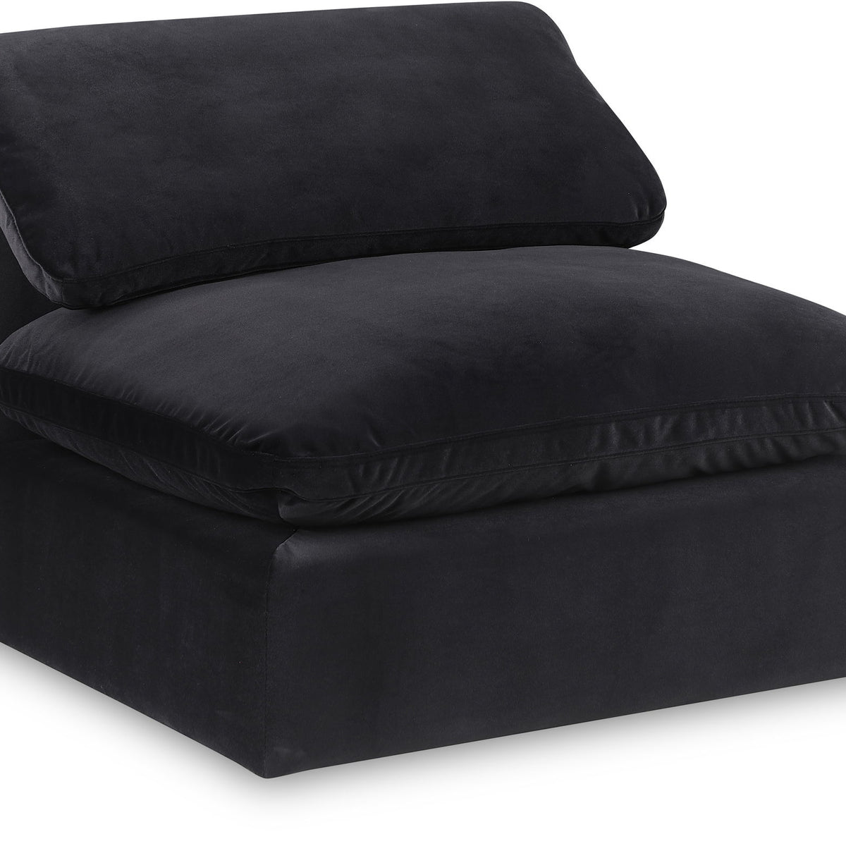 Comfy - Velvet Armless Chair