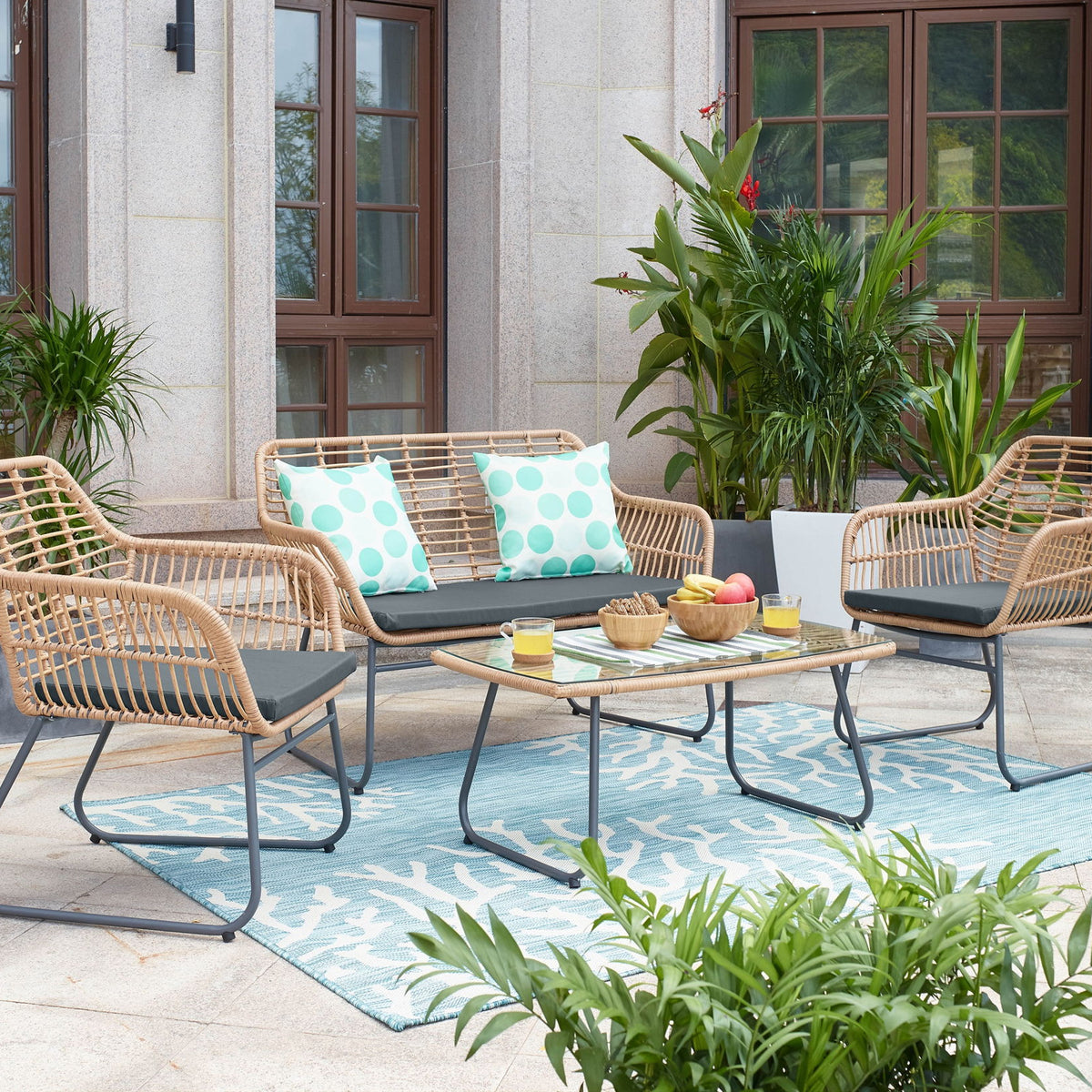 Manhattan Antibes - 4-Piece Conversation Set