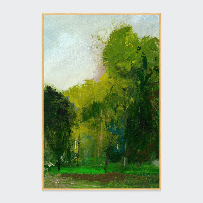 Woodland - Painting Art By Buddy Whitlock - Green