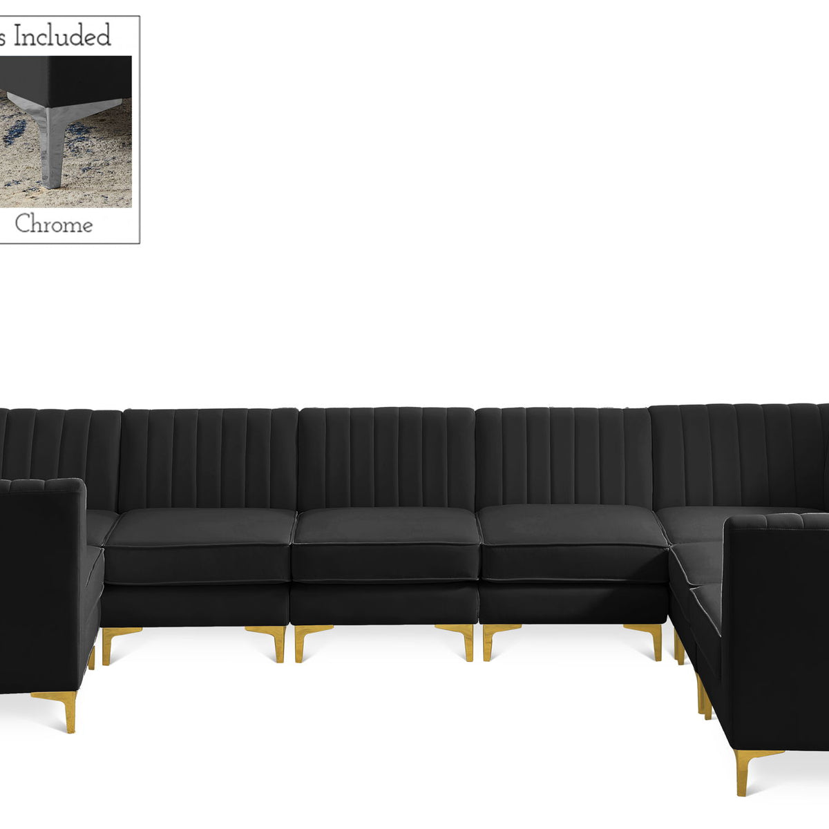 Alina - 8 Piece Modular U-Shaped Sectional
