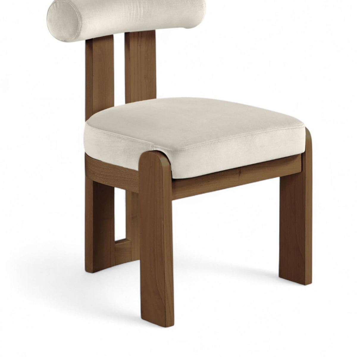 Arienzo - Performance Fabric Upholstered Dining Chair (Set of 2) - Walnut Base