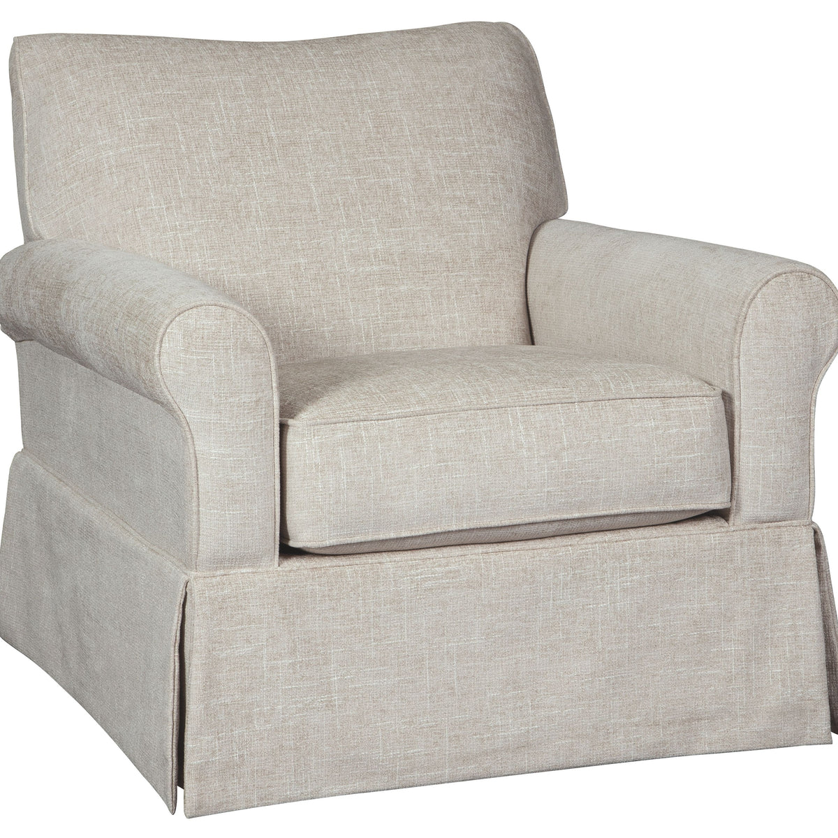Searcy - Quartz - Swivel Glider Accent Chair