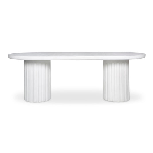 Eris - Outdoor Dining Table - White