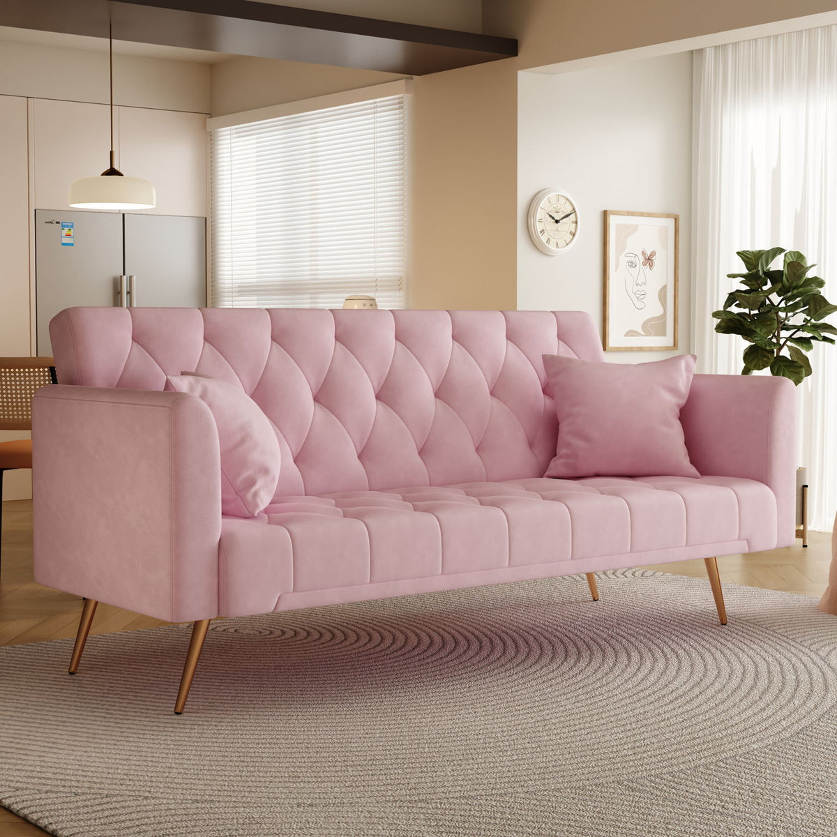 Convertible Double Folding Living Room Sofa Bed