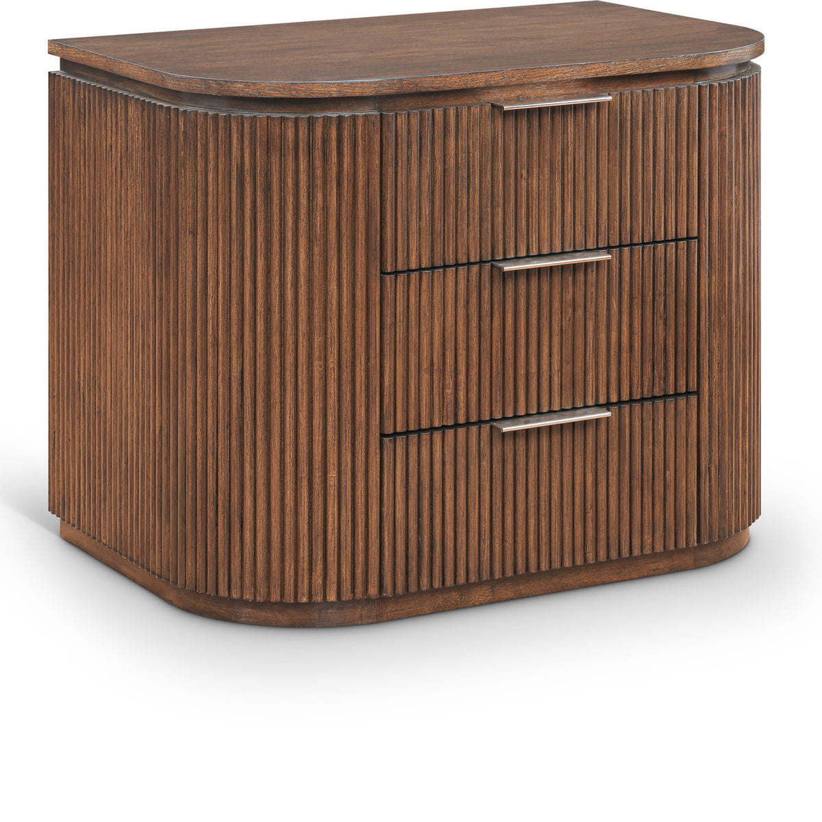 Astrid - Solid Wood And Oak Veneer Nightstand