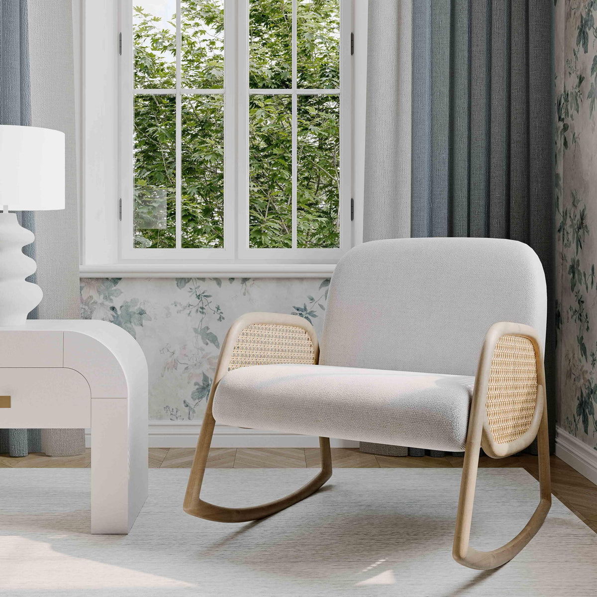 Bonney - Rocking Chair - Cream