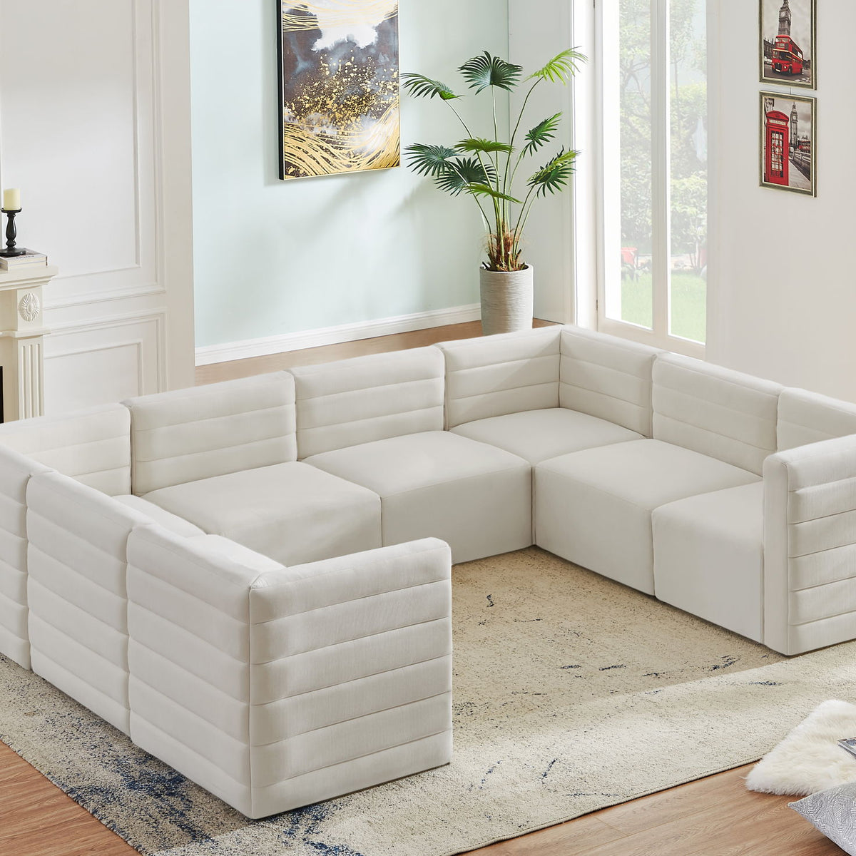 Quincy - 8 Piece  Modular Sectional