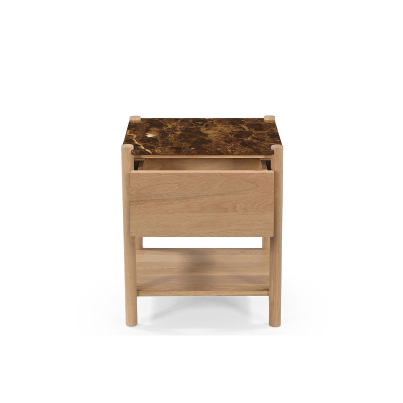 Elio - Nightstand - Dark Emperador