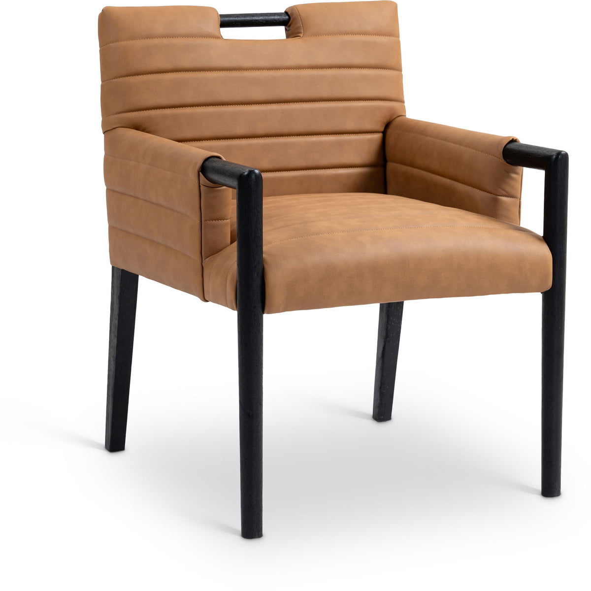 Aimee - Dining Arm Chair - Black Legs