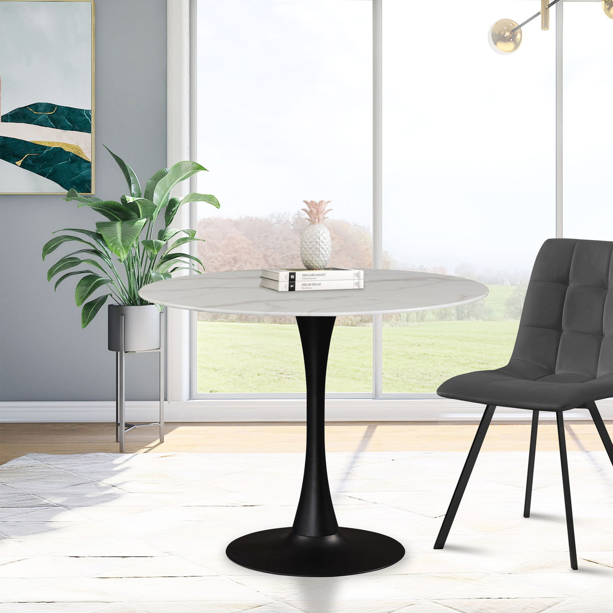 Tulip - Two Tone Dining Table