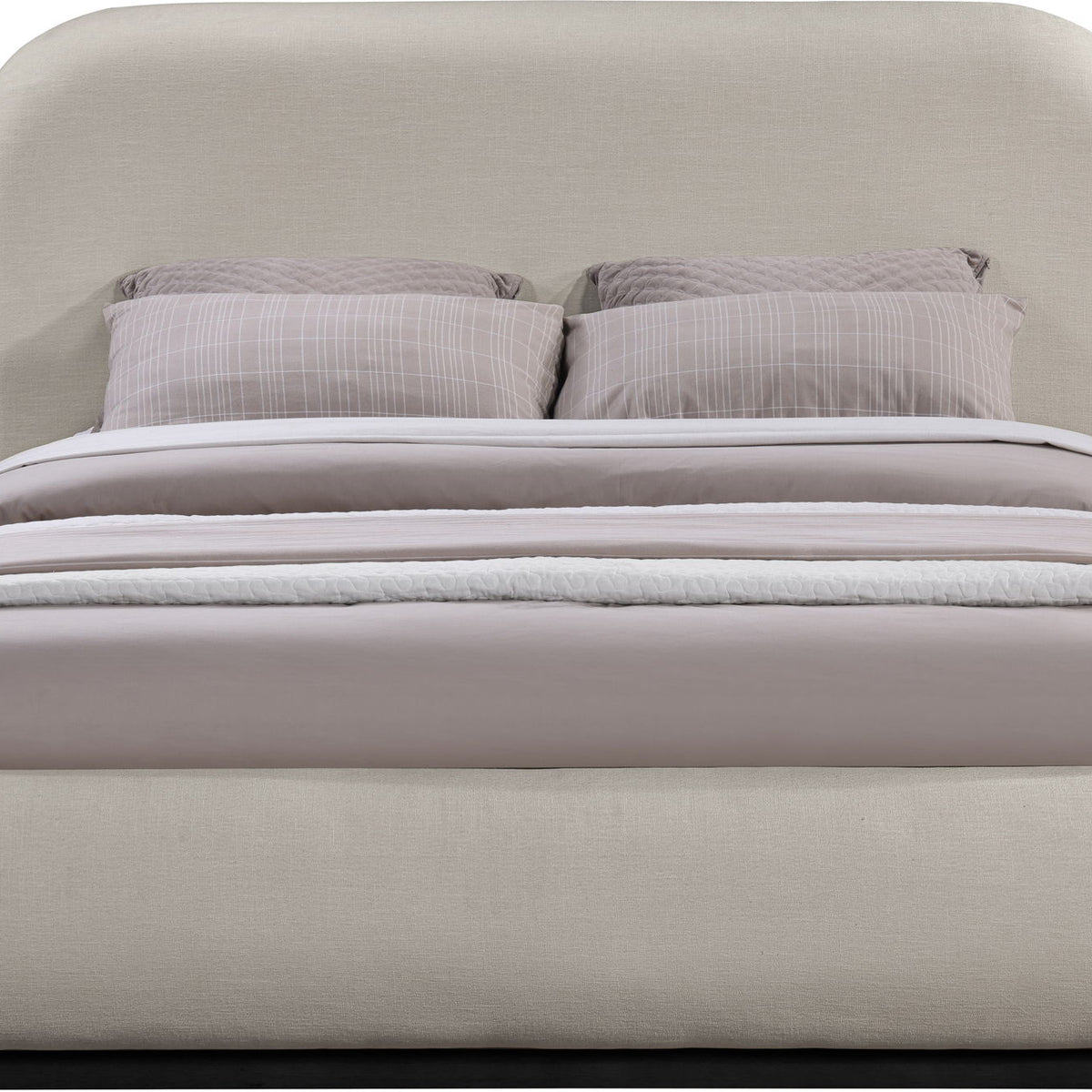 Vaughn - Chenille Bed With Black Base