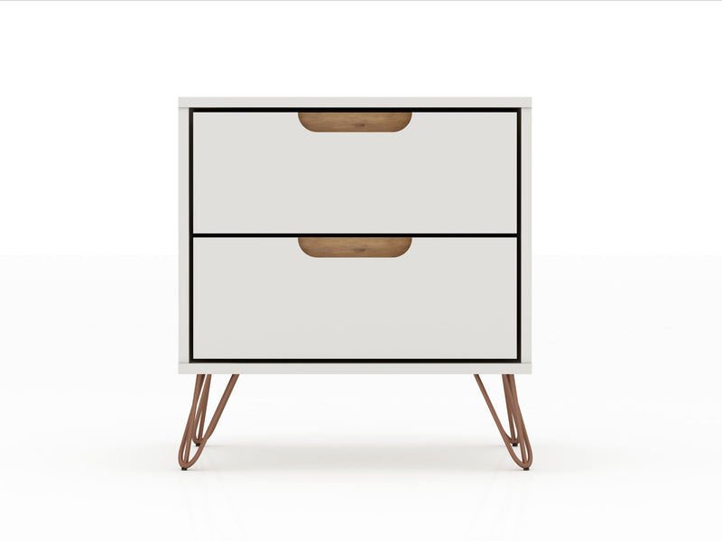 Manhattan Rockefeller - Nightstand With 2 Drawers