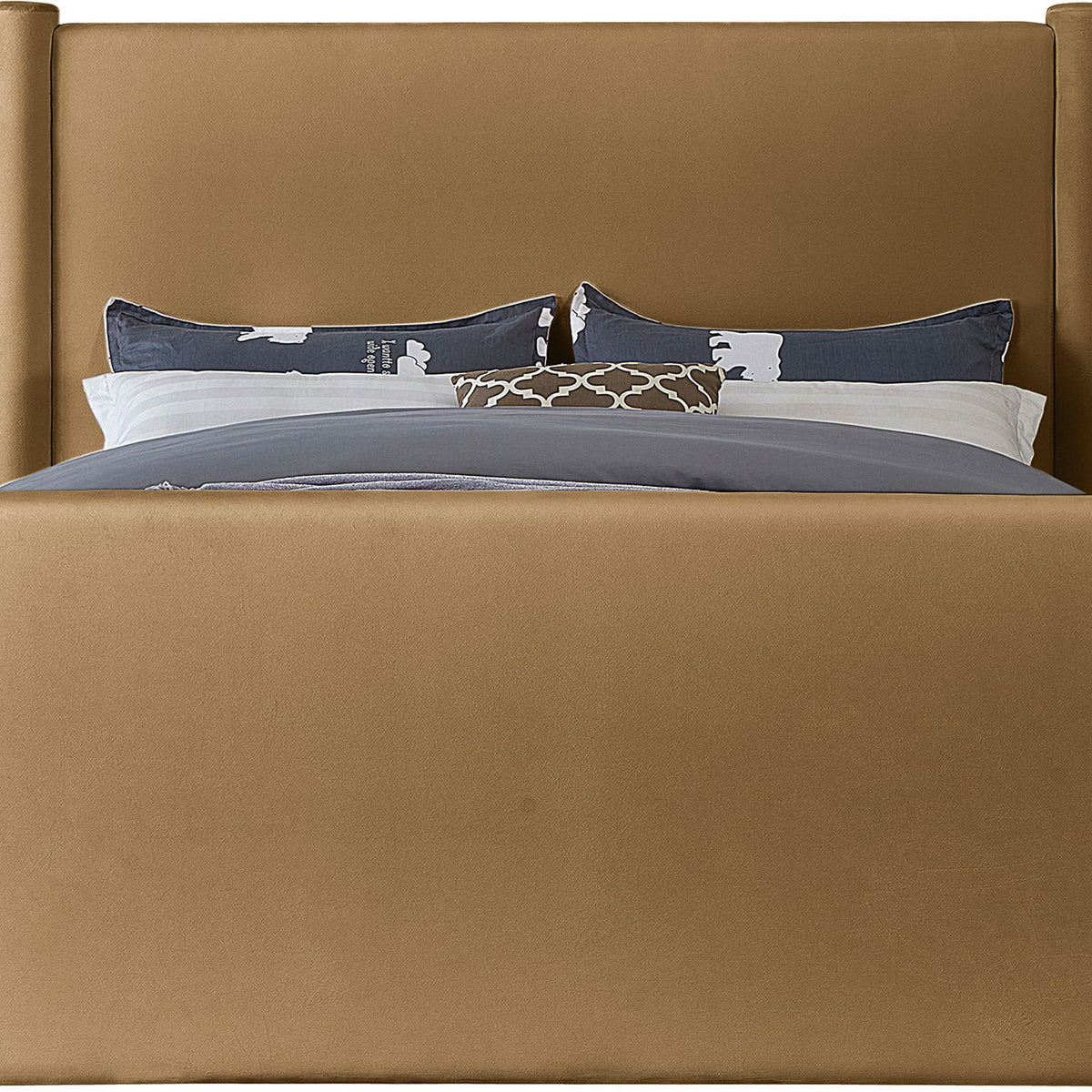 Elias - Velvet Upholstered Bed