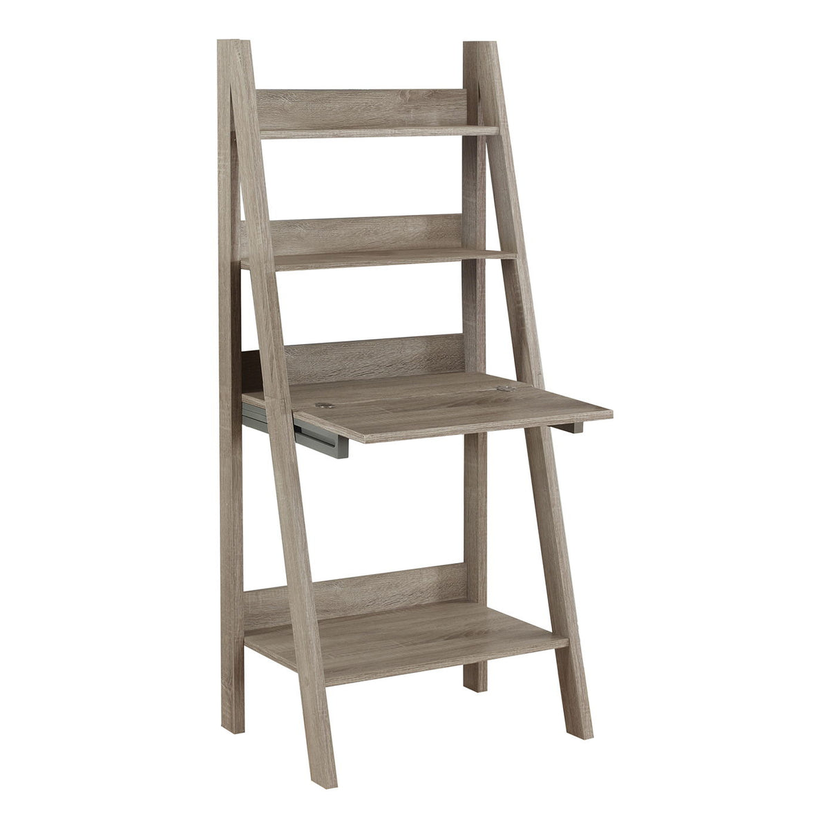 Computer Desk For Home Office, Laptop, Leaning, Storage Shelves