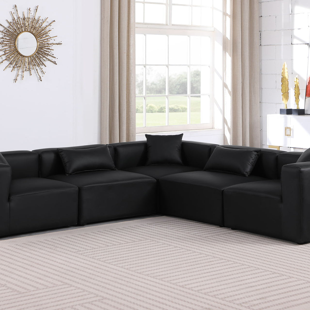 Cube - 5 Piece Modular Corner Sectional