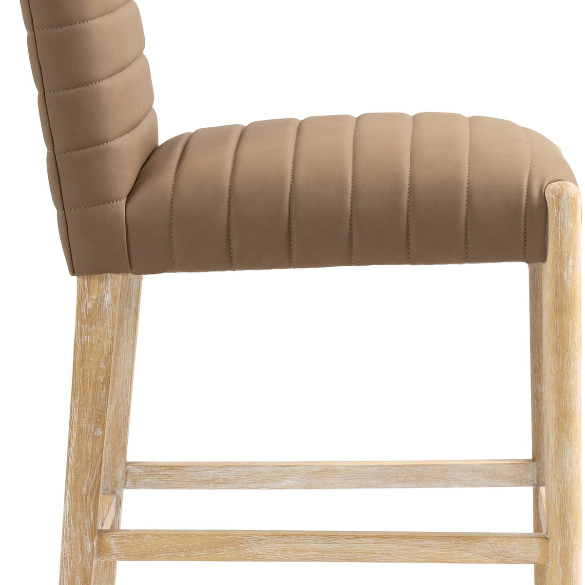 Aimee - Counter Stool - Light Brown Legs