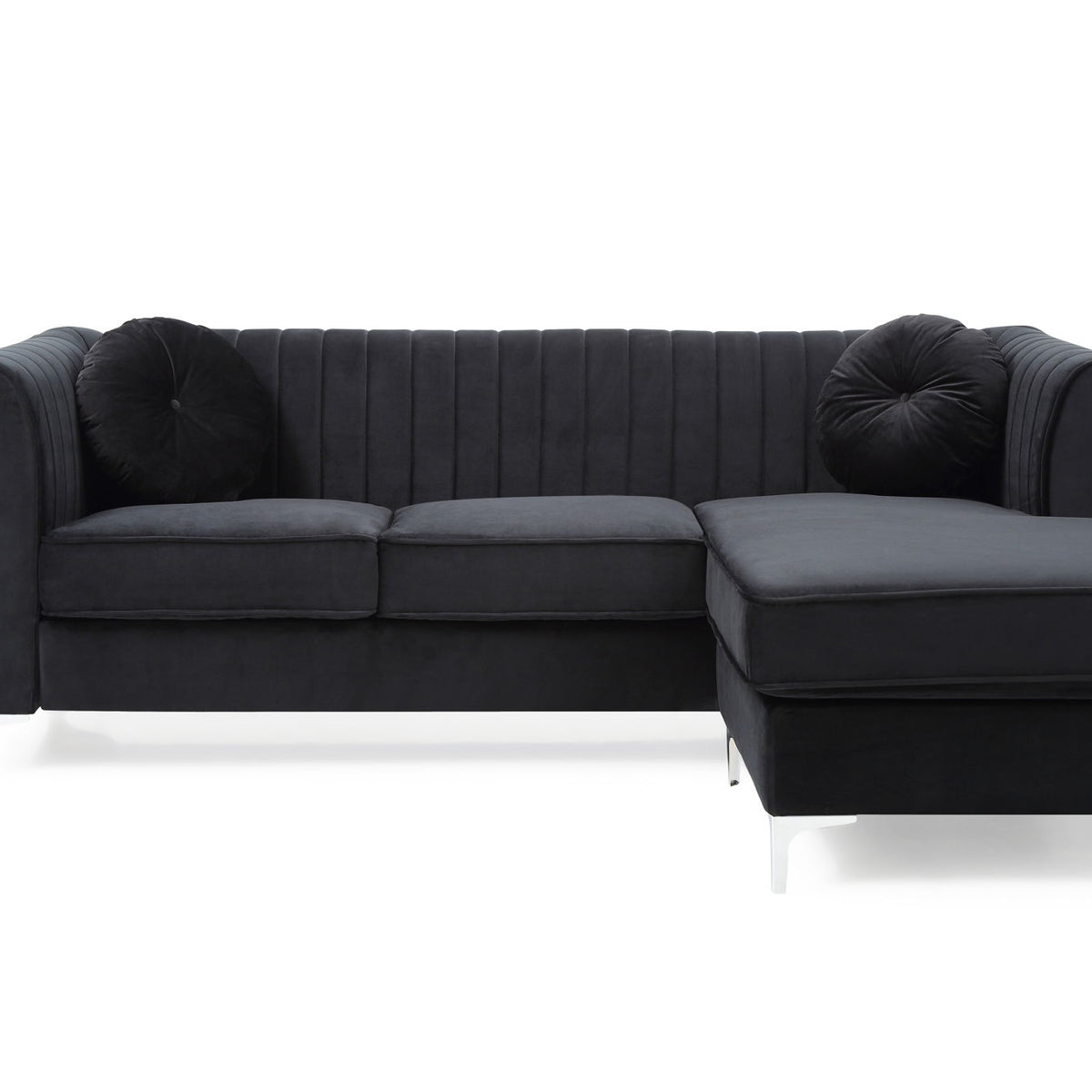 Delray - Micro Suede Sofa Chaise