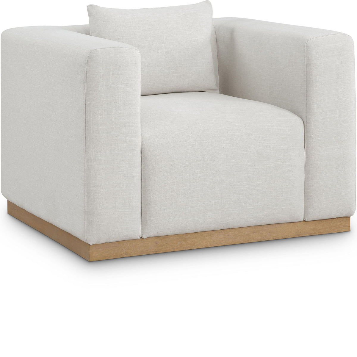 Alfie - Linen Textured Fabic Chair