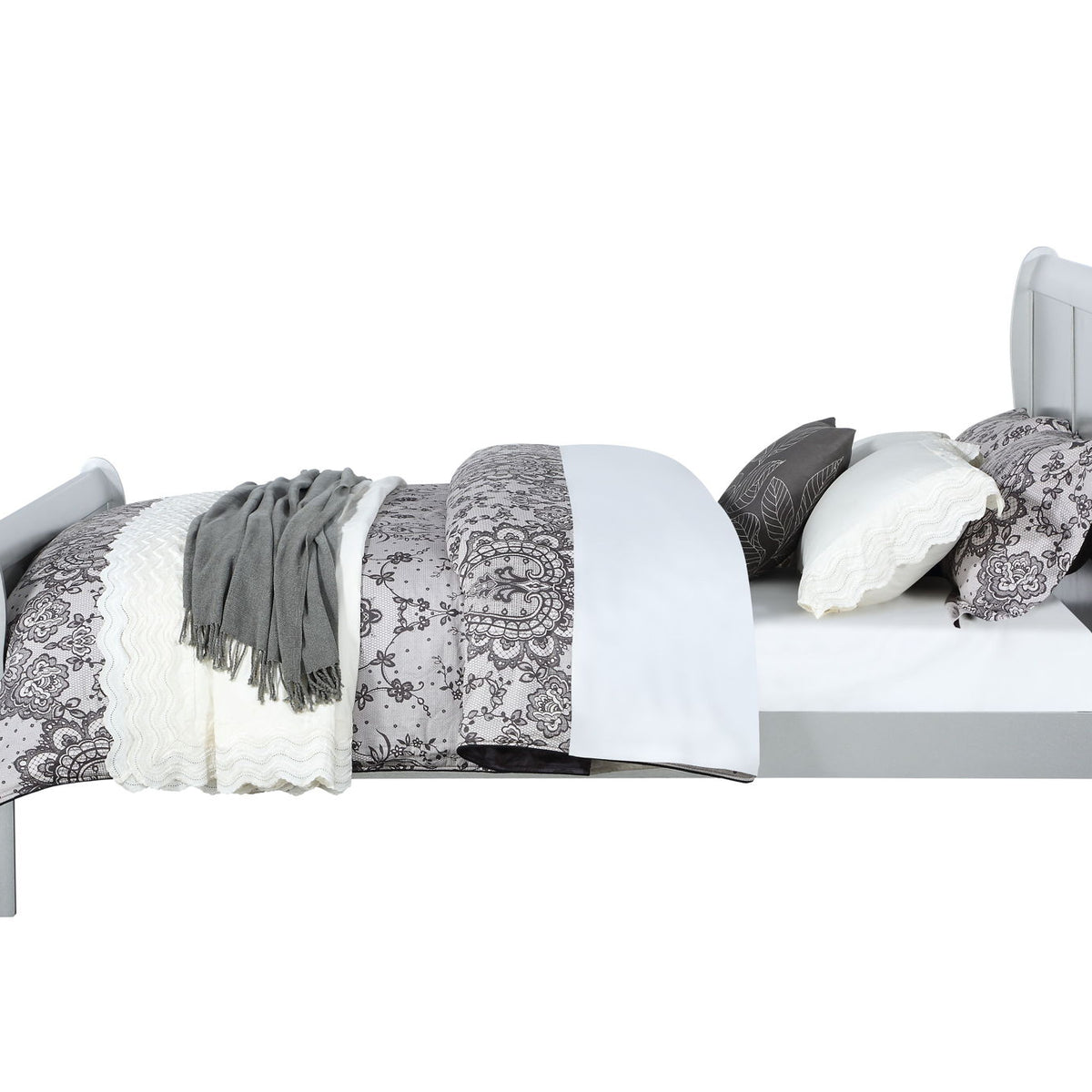 Louis Philippe - Sleigh Style Bed