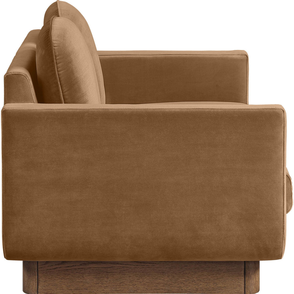 Diviento - Velvet Performance Fabric Upholstered Loveseat